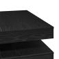 Preview: Couchtisch 360-Grad Drehbar Schwarz Eichen-Optik 90x90x34,5 cm