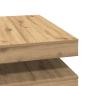 Preview: Couchtisch 360-Grad Drehbar Artisan-Eiche 90x90x34,5 cm