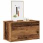 Preview: ARDEBO.de - Flurbank 80x40x45 cm Altholz-Optik Holzwerkstoff