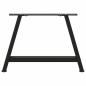 Preview: Couchtischbeine A-Form 2 Stk. Schwarz 60x(42-43) cm Stahl