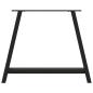 Preview: Couchtischbeine A-Form 2 Stk. Schwarz 90x(72-73) cm Stahl
