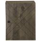 Preview: Bad-Wandschrank Schwarz 38x33x48 cm Massivholz Mango