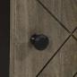 Preview: Bad-Wandschrank Schwarz 38x33x48 cm Massivholz Mango