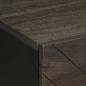 Preview: Nachttische 2 Stk. Schwarz 40x33x46 cm Massivholz Mango
