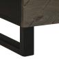 Preview: Nachttische 2 Stk. Schwarz 40x33x46 cm Massivholz Mango
