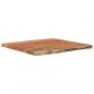 Preview: Tischplatte 60x60x2,5 cm Quadratisch Akazienholz Naturkante