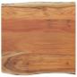 Preview: Tischplatte 60x60x2,5 cm Quadratisch Akazienholz Naturkante