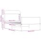 Preview: Bettgestell ohne Matratze 100x200 cm Sonoma-Eiche Holzwerkstoff