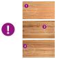 Preview: Tischplatte Hellbraun 180x100x4,2cm Massivholz Eiche Rechteckig