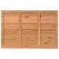 Preview: Tischplatte Hellbraun 180x120x4,2cm Massivholz Eiche Rechteckig