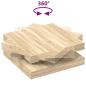 Preview: Couchtisch 360-Grad Drehbar Sonoma-Eiche 90x90x34,5 cm