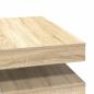 Preview: Couchtisch 360-Grad Drehbar Sonoma-Eiche 90x90x34,5 cm