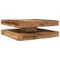 Preview: Couchtisch 360-Grad Drehbar Altholz-Optik 90x90x34,5 cm