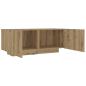 Preview: Nachttisch Artisan-Eiche 100x35x40 cm Holzwerkstoff