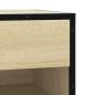 Preview: Schuhbank Sonoma-Eiche 60x40x53,5 cm Holzwerkstoff und Metall