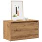 Preview: ARDEBO.de - Flurbank 80x40x45 cm Artisan-Eiche Holzwerkstoff