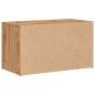 Preview: Flurbank 80x40x45 cm Artisan-Eiche Holzwerkstoff