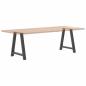 Preview: Couchtischbeine A-Form 2 Stk. Anthrazit 70x(72-73) cm Stahl