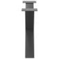 Preview: Couchtischbeine X-Form 2 Stk. Anthrazit 70x(42-43) cm Stahl