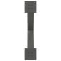 Preview: Couchtischbeine X-Form 2 Stk. Anthrazit 70x(42-43) cm Stahl