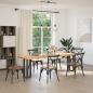 Preview: ARDEBO.de - Konsolentischbeine T-Form 2Stk. Anthrazit 38x25x(72-73)cm Stahl