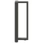 Preview: Konsolentischbeine T-Form 2Stk. Anthrazit 38x25x(72-73)cm Stahl