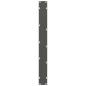 Preview: Couchtischbeine Anthrazit 2 Stk. 80x(72-73) cm Stahl