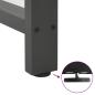 Preview: Couchtischbeine Anthrazit 2 Stk. 80x(72-73) cm Stahl