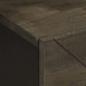 Preview: Nachttisch Schwarz 40x33x46 cm Massivholz Mango