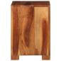 Preview: Beistelltisch 37x29x40 cm Massivholz Akazie