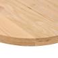 Preview: Tischplatte 120x60x4 cm Massivholz Eiche Oval