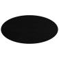 Preview: Tischplatte Dunkelbraun 120x60x2 cm Massivholz Eiche Oval