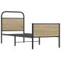 Preview: Bettgestell ohne Matratze 75x190 cm Sonoma-Eiche Holzwerkstoff