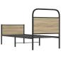 Preview: Bettgestell ohne Matratze 75x190 cm Sonoma-Eiche Holzwerkstoff