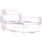 Preview: Bettgestell ohne Matratze 75x190 cm Sonoma-Eiche Holzwerkstoff