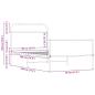 Preview: Bettgestell ohne Matratze 90x190 cm Sonoma-Eiche Holzwerkstoff