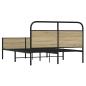Preview: Bettgestell ohne Matratze 120x200 cm Sonoma-Eiche Holzwerkstoff