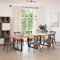 Preview: Tischplatte Hellbraun 280x120x4,2cm Massivholz Eiche Rechteckig