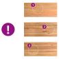 Preview: Tischplatte Hellbraun 280x120x4,2cm Massivholz Eiche Rechteckig