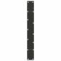 Preview: Couchtischbeine A-Form 2 Stk. Schwarz 100x(72-73) cm Stahl