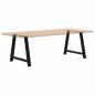 Preview: Couchtischbeine A-Form 2 Stk. Schwarz 100x(72-73) cm Stahl