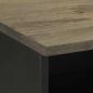 Preview: TV-Schrank Schwarz 70x33x46 cm Massivholz Mango