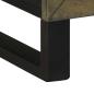 Preview: TV-Schrank Schwarz 70x33x46 cm Massivholz Mango