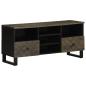 Preview: ARDEBO.de - TV-Schrank 100x33x46 cm Massivholz Mango