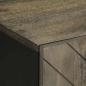 Preview: TV-Schrank Schwarz 105x33x46 cm Massivholz Mango
