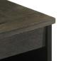 Preview: Sideboard Schwarz 60x33x75 cm Massivholz Mango
