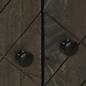 Preview: Sideboard Schwarz 60x33x75 cm Massivholz Mango