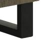 Preview: Sideboard Schwarz 60x33x75 cm Massivholz Mango