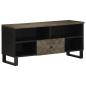 Preview: ARDEBO.de - TV-Schrank 100x33x46 cm Massivholz Mango