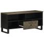 Preview: TV-Schrank 100x33x46 cm Massivholz Mango